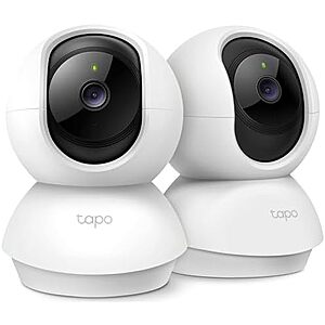2-Pk Tapo C210P2 2K Pan/Tilt Indoor Security Camera $37 + Free S&H