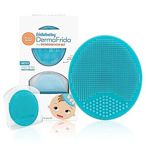 2-Pk Frida Baby DermaFrida SkinSoother Baby Bath Brush
