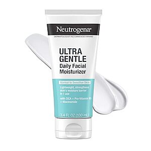 Select Accounts: 3.4-Oz Neutrogena Fragrance Free Daily Facial Moisturizer $3.50 w/ S&S