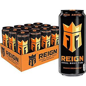 12-Pk 16-Oz REIGN Total Body Fuel Drink (Orange Dreamsicle) $13.10 w/ S&S
