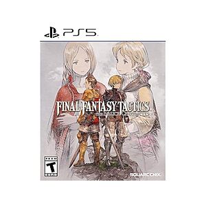 Final Fantasy Tactics The Ivalice Chronicles: Switch $23.40, PS5 $17.15 + Free S&H w/ Prime