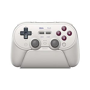 8Bitdo Pro 3 Bluetooth TMR Joysticks Controller for Switch/Switch 2 (3 Colors) $36.65 + Free S&H w/ Prime