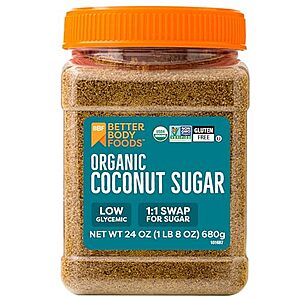 24-Oz BetterBody Foods Organic Coconut Sugar $5.40 w/ S&S
