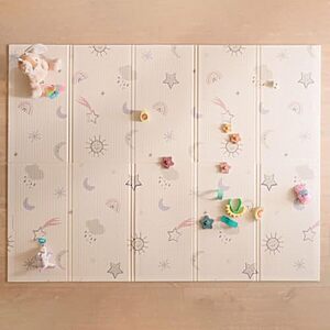 77" x 58" Nuby Reversible Baby Floor Mat (Star Pattern)