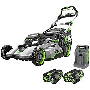 EGO Power+ 21" Electric Lawn Mower w/ 2x 56V 4.0Ah Batteries & Rapid Charger $500.80 + Free S&H