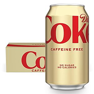 12-Pk 12-Oz Diet Coke Caffeine Free Soda