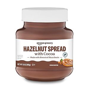 Select Accounts: 13-Oz Amazon Grocery Hazelnut Spread w/ Cocoa $1.35 w/ S&S