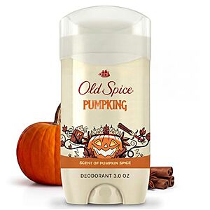 3-Oz Old Spice Men's Aluminum Free Deodorant (Pumpkin Spice)
