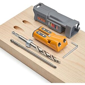 BORA Pro Compact Metal Pocket Hole Jig Kit w/ Auto-Adjusting Drill Guide $25 + Free S&H