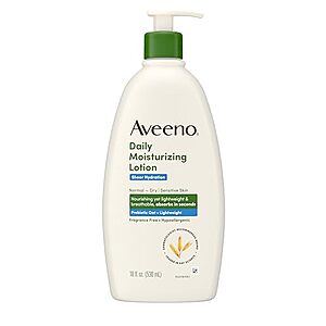 Select Accounts: 18-Oz Aveeno Sheer Hydration Daily Moisturizing Lotion $3 w/ S&S