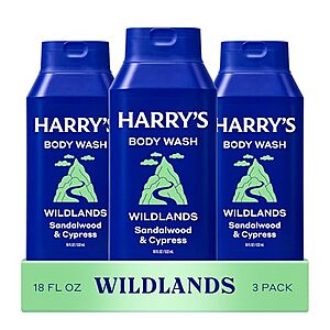 3-Pk 18-Oz Harry's Men's Body Wash (Various) from $10.55 w/ S&S