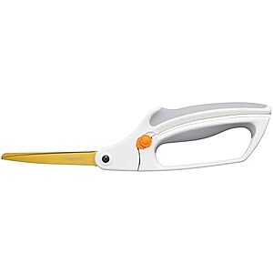 Fiskars 10" Easy Action Bent Handle Titanium Craft Scissors