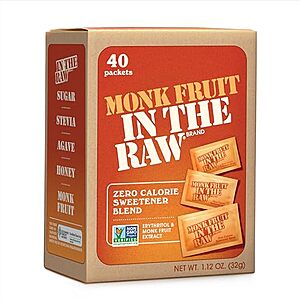 40-Ct Monk Fruit In the Raw Natural Monk Fruit Sweetenerl (Sugar-Free) $2.05 w/ S&S