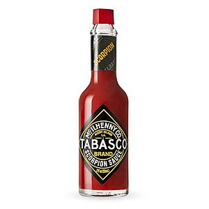 2-Oz TABASCO Brand Scorpion Sauce (Guava & Pineapple, 23K-33K Scoville) $2 w/ S&S