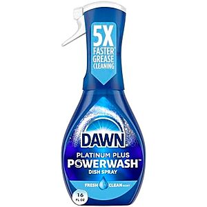 Select Accounts: 16-Oz Dawn Platinum Plus Powerwash Dish Spray (Fresh Clean) $2.75 w/ S&S