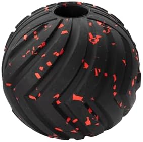 4" Chew King Supreme Treat Dispensing Durable Rubber Dog Ball