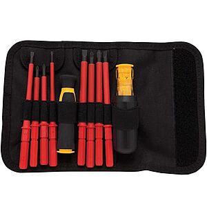 10-Pc Dewalt Vinyl Grip Insulated Screwdriver Set