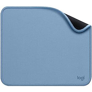 Logitech Studio Series Mouse Pad w/ Anti-Slip Rubber Base (20cm x 23cm, Blue Grey)