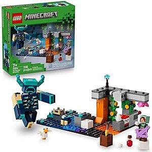 238-Pc LEGO Minecraft The Warden Encounter Building Toy Set