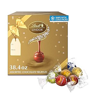 90-Ct 38.4-Oz Lindt LINDOR Assorted Chocolate Truffles