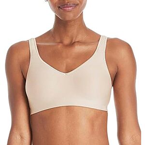 Hanes Smooth Comfort Full-Coverage Wireless Bra (Nude)