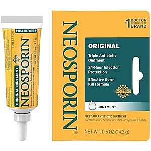 Select Accounts: 0.5-Oz Neosporin Original First Aid Triple Antibiotic Ointment $2.70 w/ S&S