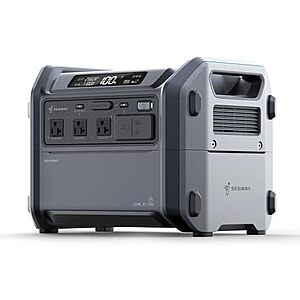 Segway Cube 1000 LiFePO4 1024Wh 2200W Power Station $330 + Free S&H
