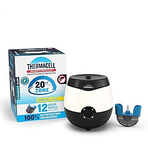 Thermacell E-ZoneGuard Glow Mosquito Repellent Lantern w/ 9-Hr Battery
