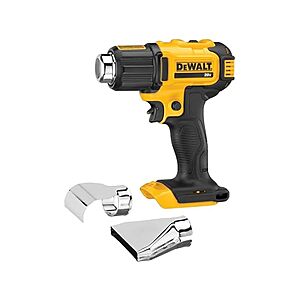 DeWALT 20V MAX Heat Gun w/ Flat & Hook Nozzle Attachments (Tool Only) $80.75 + Free S&H