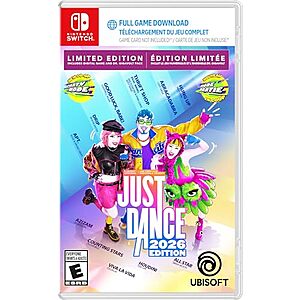 Just Dance 2026 Edition Limited Edition (Nintendo Switch Digital Code in Box)