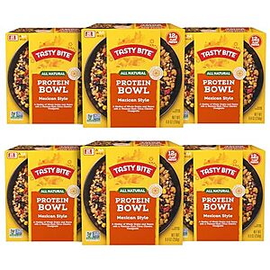 6-Pk 8.8-Oz TASTY BITE Mexican Protein Bowl $13 w/ S&S
