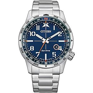 Citizen Eco-Drive Avion 43mm Watch $150 + Free S&H