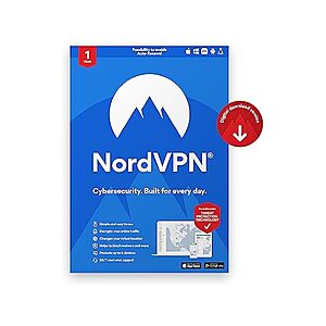 New Woot! Customers: 1-Yr NordVPN VPN & Cybersecurity Subscription (10-Device) $15 & More + Free S&H