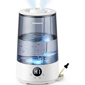 3.6L Homvana Top Fill Cool Mist Humidifier (Grey)