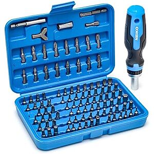 101-Pc Neiko Security Bit Set and Ratcheting Screwdriver Set