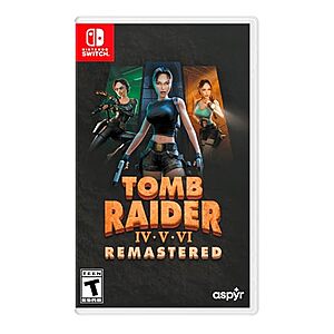 Tomb Raider IV-VI Remastered Starring Lara Croft (Switch)