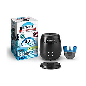 Thermacell E-Series Rechargeable Mosquito Repeller w/ 36-Hr Repellent Refill $15 + Free S&H w/ Prime