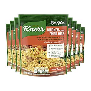 Select Accounts: 8-Ct 5.7-Oz Knorr Rice Sides (Chicken Flavor Fried Rice) $5.35 w/ S&S