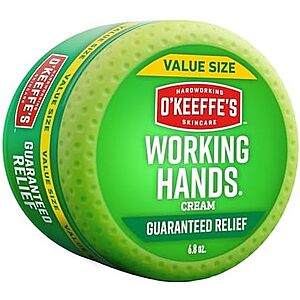 6.8-Oz O'Keeffe's Working Hands Hand Cream
