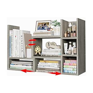 NUTIKAS Adjustable Desk Shelves Desktop Organizer Shelf (3 Colors) $18 + Free S&H w/ Prime