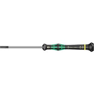 Wera Kraftform Micro 2035 Slotted Electronics Precision Screwdriver (4mm x 80mm)