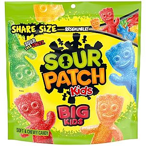 12-Oz Sour Patch Kids Big Kids Soft & Chewy Candy (Share Size) $2.75 w/ S&S