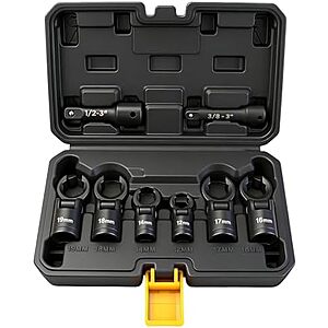 8-pc Elead Flex Head Crows Foot Wrench Set