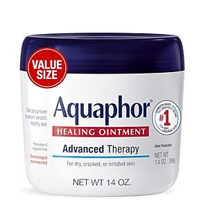 14-Oz Aquaphor Healing Ointment Advanced Therapy Skin Protectant $9.20 w/ S&S