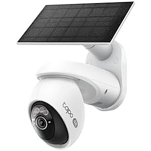 Tapo 4K Outdoor Pan/Tilt Solar Wireless Security Camera + 25% Back w/ Prime Visa $119 + Free S&H