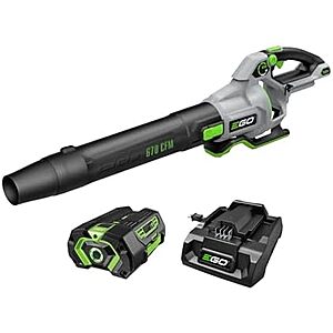 EGO POWER+ 56V Cordless Electric Leaf Blower w/ 4.0Ah Battery/32W Charger $209 + Free S&H