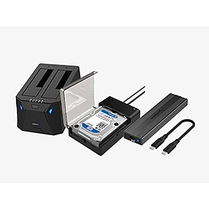 Refurbished: Sabrent Docking Stations & SSD Enclosures from $6.99 + Free S&H w/ Prime