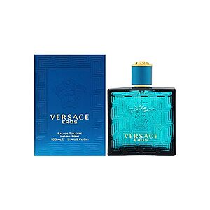3.4-Oz Versace Men's Eros Eau de Toilette Spray $32 + Free S&H w/ Prime