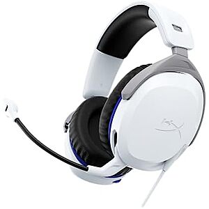HyperX CloudX Stinger 2 Wired Gaming Headset for PlayStation (White)