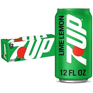 12-Pk 12oz 7UP Lemon Lime Soda 3 for $14 w/ S&S
